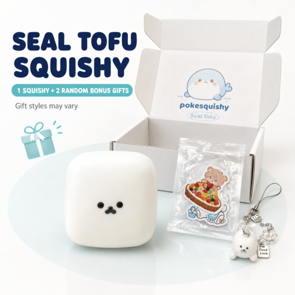 Seal & Tofu Squishy Toys
