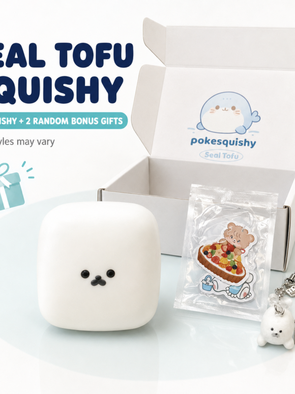 Seal & Tofu Squishy Toys