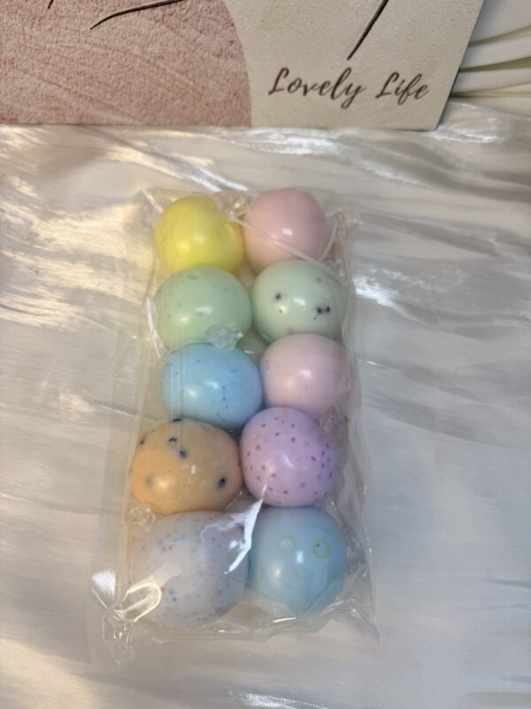 10PCS Random  Handmade Squishy Balls, Mixed Textures