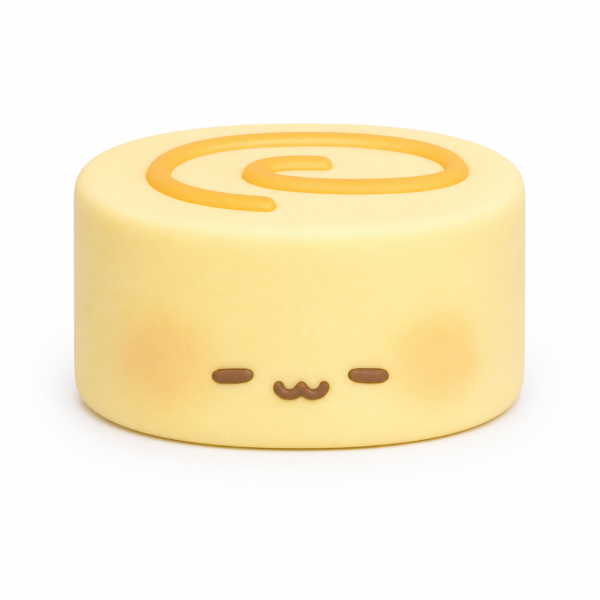 03_white_background9 Nunu Tamagoyaki Slow Rising Squishy