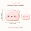 04_size_12x9cm_4.72x3.54in Nunu Bear Wallet Squishy Cute Coin Purse Stress Relief Fidget Toy