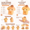 888 Nunu Puppy Bread Squishy Soft Slow Rebound Anxiety Relief Sensory Toy