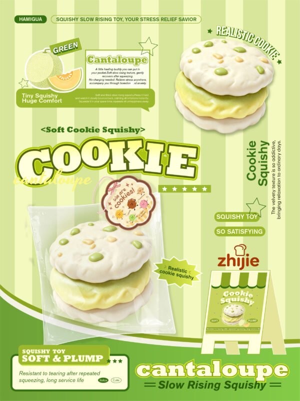 We Are Cookie Sandwich Cookie Squishy Toy