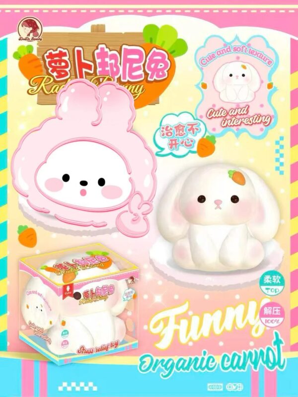 Dudo Carrot Bunny Squishy