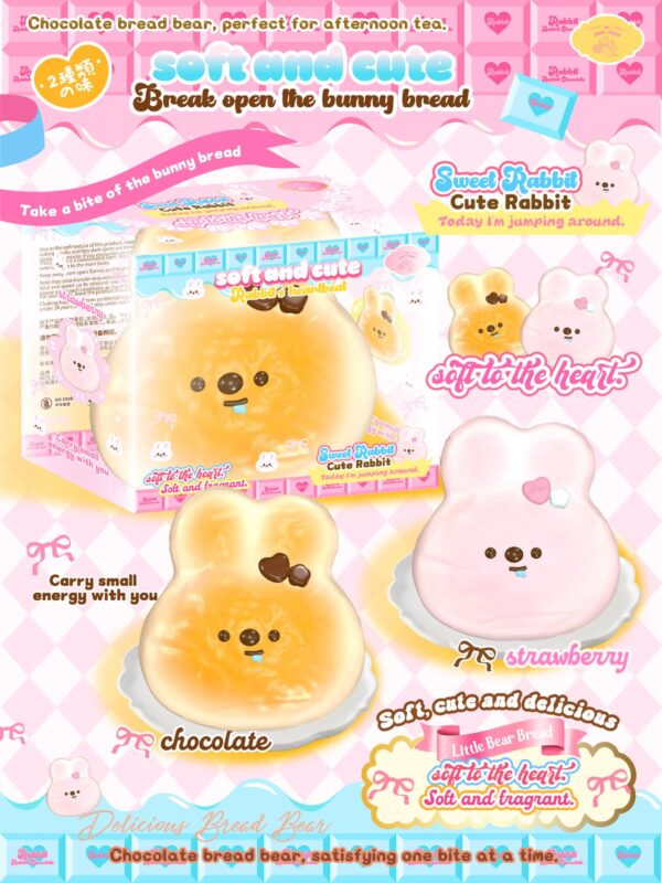 Lisa Large Rabbit Bread Squishy