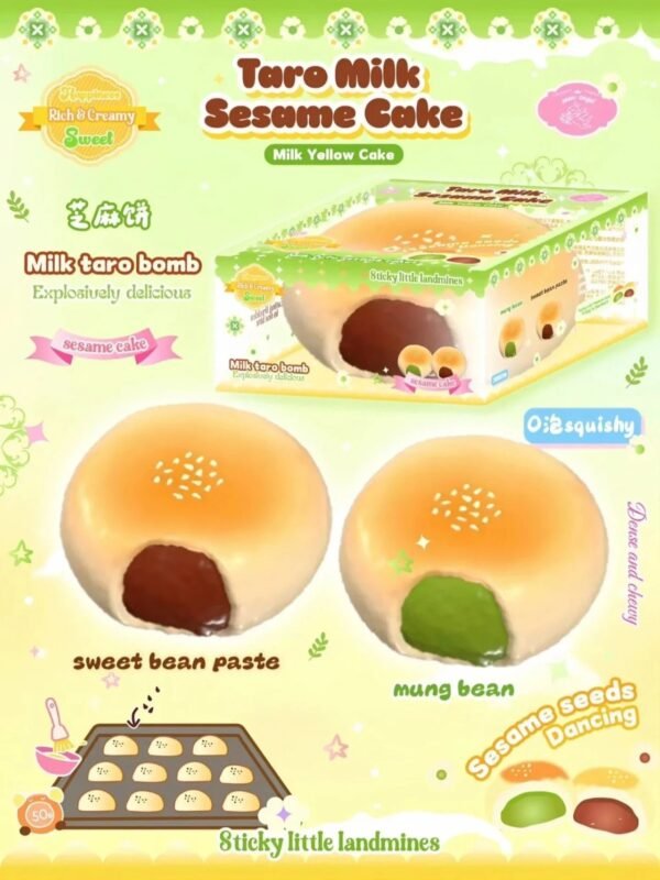 3f46ad2559daf7c52359c5340753a888 Lisa Mung Bean & Red Bean Cake Squishy
