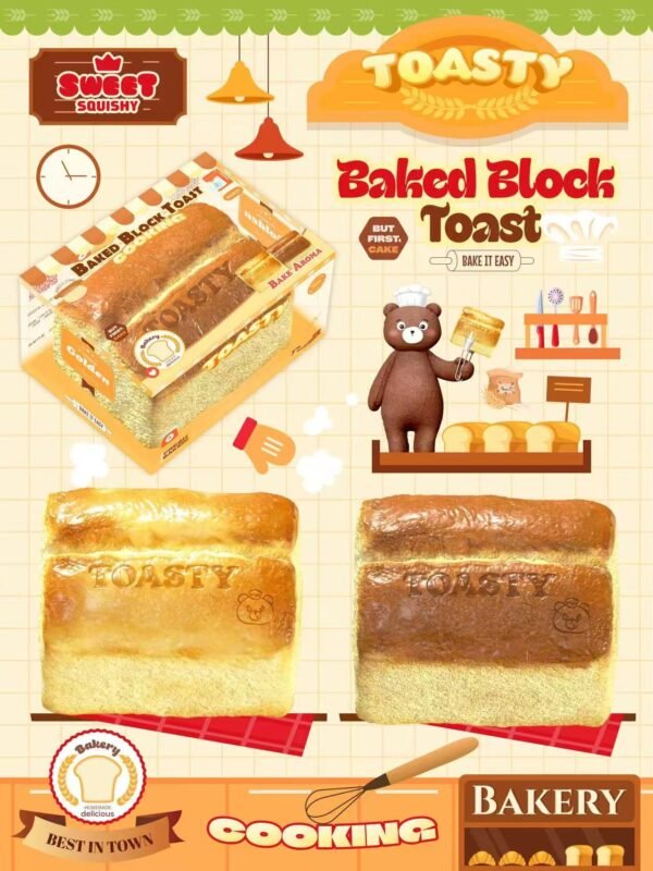 Sweet bear toast squishy