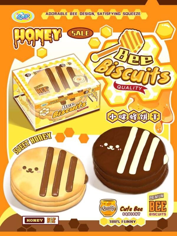 Cos bees biscuit squishy