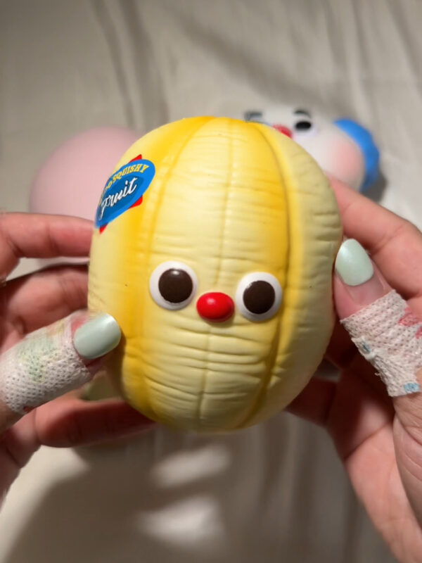 Mido Red Nose Banana Squishy