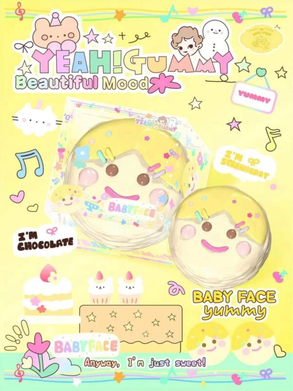 Lisa Yellow Big Face Girl Bread Squishy