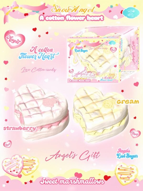 Lisa Heart Marshmallow Squishy