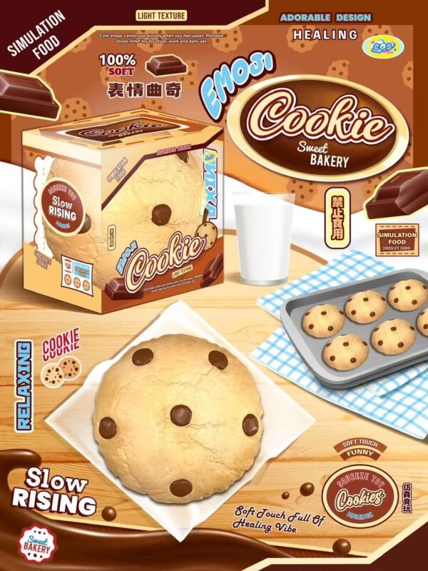 Cos Emoji Sticky Base Cookie Squishy