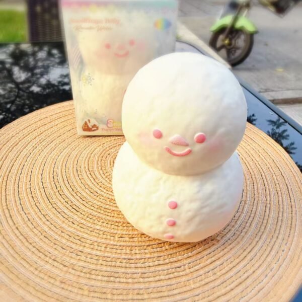 Lisa Rainbow Snowman Squishy