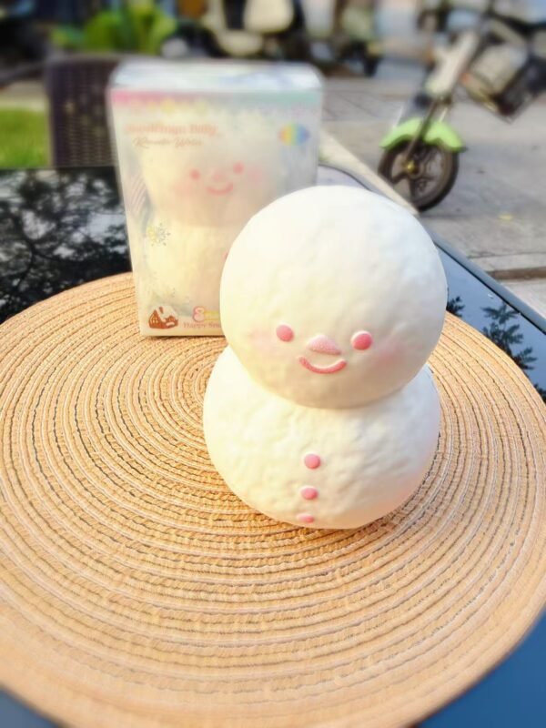 Lisa Rainbow Snowman Squishy
