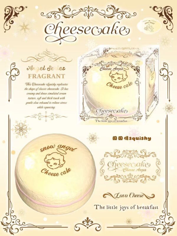 Lisa Snow Angel Cheesecake Squishy