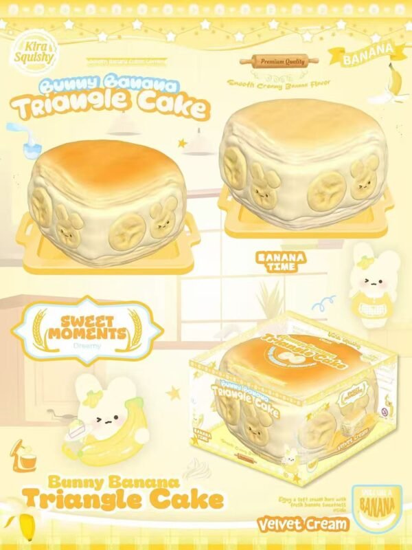 d8584d434cf32fd785283b6acbe91835 Lisa Bunny Banana Cream Filled Bun Squishy